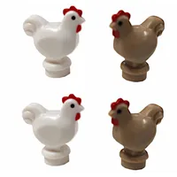 LEGO Tierwelt: 4 Hühner