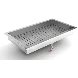 Chefgastro Crash-Eis Behälter Einbau 3/1GN BxTxH 1042x590x170mm