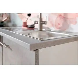 Respekta Winkelküche L-Form 280 x 172 cm Beton