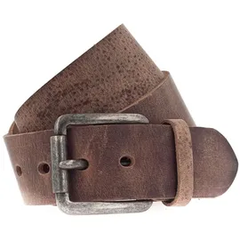 Vanzetti Herrengürtel Leder braun 110 cm