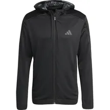 adidas Train Essentials Seasonal Kapuzenjacke Herren Schwarz XXL