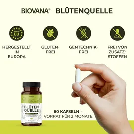 biovana Blütenquelle Leber Komplex Kapseln 60 St.