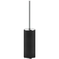 GESSI Inciso Stand-WC-Bürstengarnitur, Behälter Schwarz matt, 58544031, Farbe: Chrom