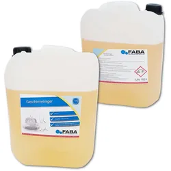 FABA Chemie Geschirr-Reiniger, Spülmaschinenreiniger flüssig, 24 kg