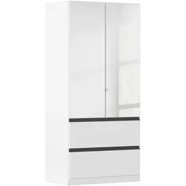 Rauch »Kleiderschrank Schrank Garderobe Wäscheschrank COSTA in 3 Breiten«, mit Spiegel, grifflose Front und Push-to-Open Funktion MADE IN GERMANY