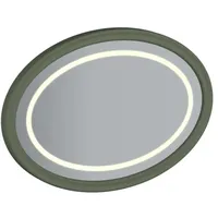 Vitra Valarte Flachspiegel 65828 1000x45x700mm, oval, LED-Beleuchtung, Korpus Vintage