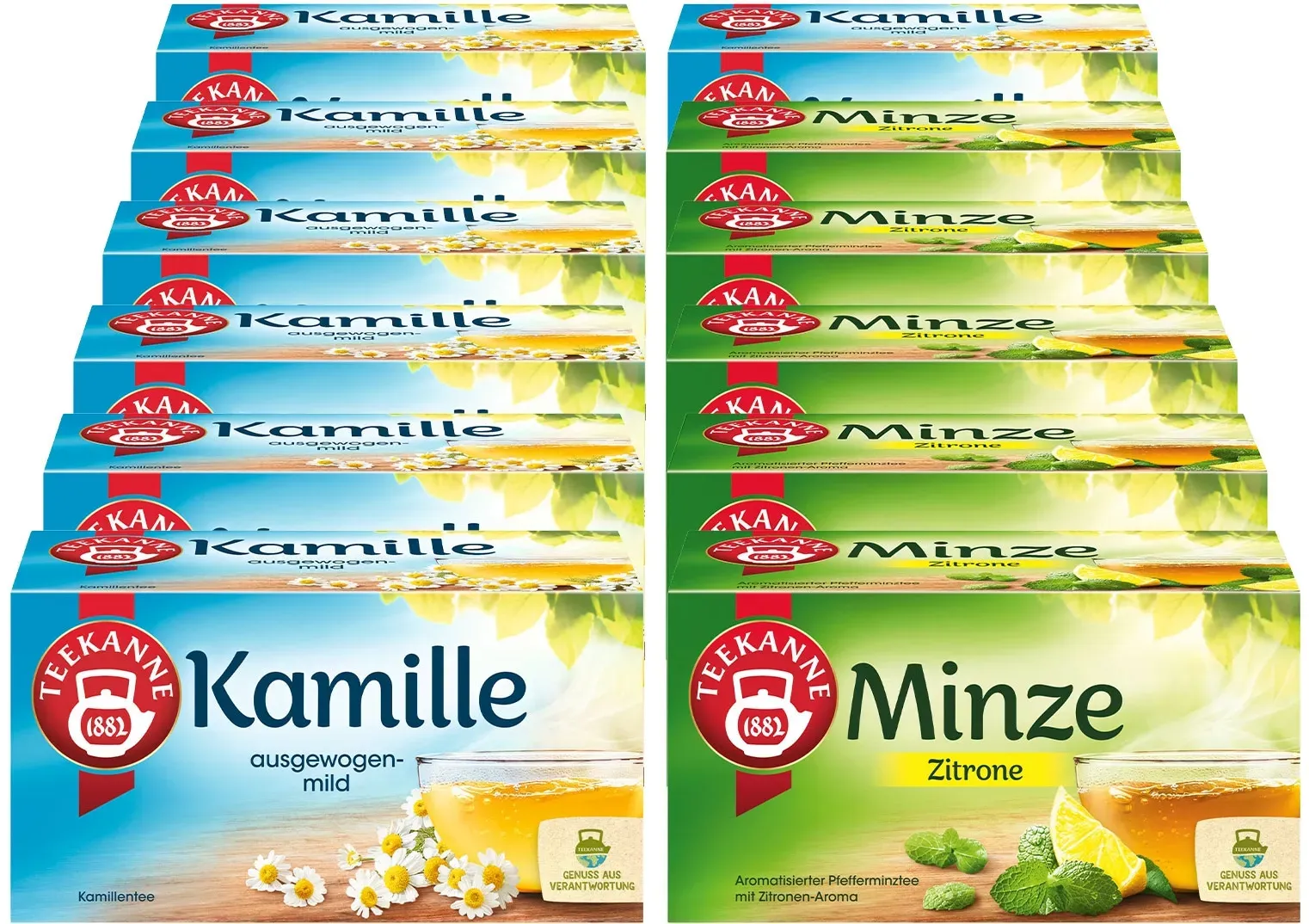 Teekanne Kräutertee 30 g, verschiedene Sorten, 12er Pack