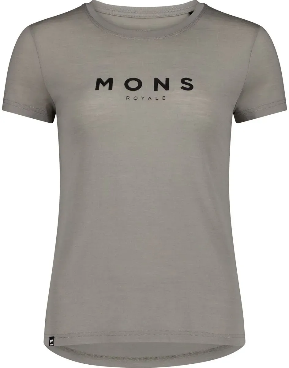 Mons Royale Womens Icon Merino Classic Tee-shirt dried sage (793) L