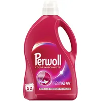 Perwoll Renew Color Waschmittel (52 Waschladungen), Feinwaschmittel reinigt sanft und erneuert Farben und Fasern, für alle farbigen Textilien, Color Waschmittel mit Dreifach-Renew-Technologie