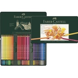 FABER-CASTELL 110060 - Farbstifte Polychromos, 60er Metalletui