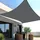 SUNNY GUARD Sonnensegel Wasserdicht 3x4m Rechteckig Sonnenschutz Wetterschutz Segel Baldachin UV Schutz für Balkon Terrasse Garten, Anthrazit