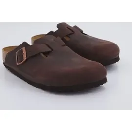 Birkenstock Boston Nubukleder geölt schmal habana 43