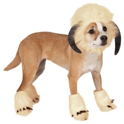 Rubie ́s Hundekostüm Star Wars Wampa, Original lizenziertes ‚Star Wars‘ Kostüm für Hunde weiß M / Dackel