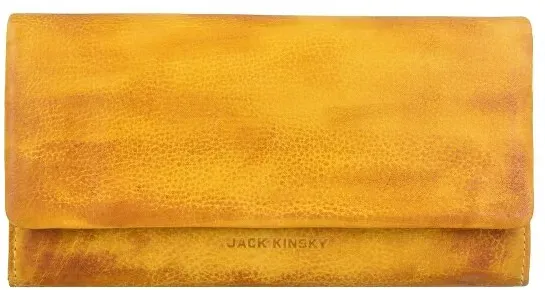 Jack Kinsky Nassau 513 Geldbörse Leder 19 cm  gelb