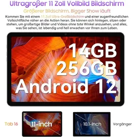 Blackview Tab 16 11.0'' 256 GB Wi-Fi + LTE grau