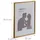 Relaxdays Bilderrahmen 2er Set Gold A4 2 St.