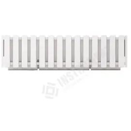 Prosperplast Boardee Fencycase 58 x 18 x 16,2 cm Weiß