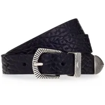 B.belt Gürtel Leder in schwarz | Gr.: 75 cm