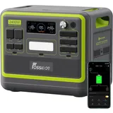 FOSSIBOT F2400 Tragbare Powerstation mit 2048Wh LiFePO4, 3x AC Ausgängen 2400W (4800W Peak) Solargenerator, 230V AC/DC/USB C/QC3.0, Mobiler Stromgenerator für Outdoor, Camping und Unterwegs