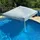 Sunjoy Poolpavillon Gran 3 x 3 m Grau