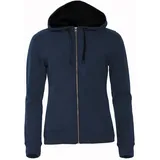 New Wave Classic Hoodie Full Zip Damen - blau XL