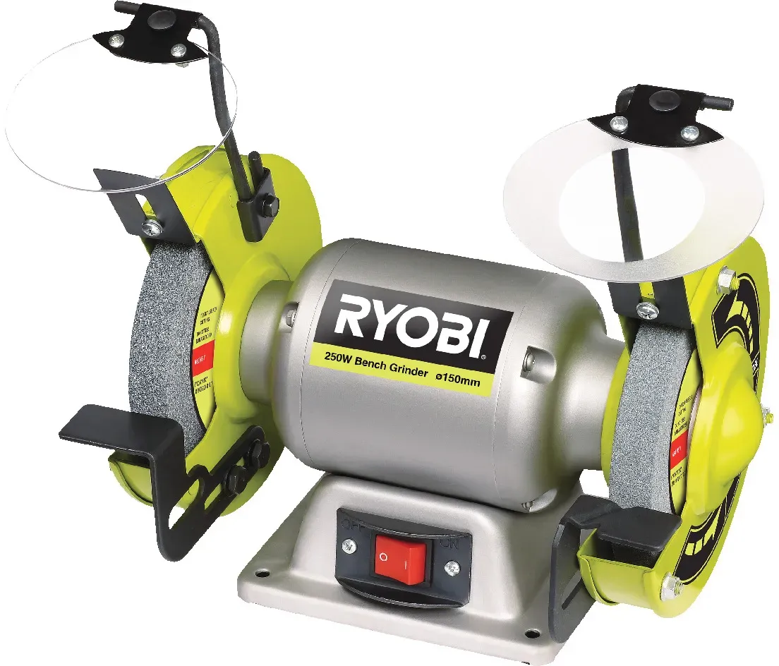 RYOBI Doppelschleifer, Schleifmaschine mit 250 W, RBG6G1