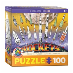 EUROGRAPHICS Puzzle Raketen, 100 Puzzleteile bunt