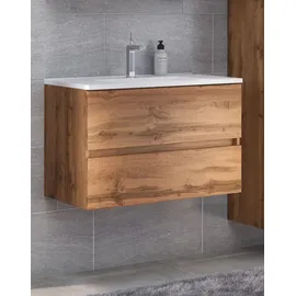 Möbel Boss Waschtisch Baabe 80 x 56 x 47 cm Braun