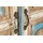 OTTO home Highboard 80 x 120 x 40 cm Antik Blau / Creme
