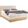 Home Affaire Boxspringbett HOME AFFAIRE "Cavan", beige, L:220cm, Microfaser (100% Polyester), Komplettbetten, Boxspringbett, Eiche, inkl. Bettkasten & Topper, verschiedene Härtegrade (auch H4)