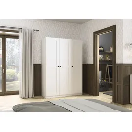 OTTO home Drehtürenschrank YLVA 135 x 197 x 54 cm Weiß