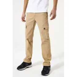 Cargohose GARCIA, Jungen, Gr. 164, N-Gr, beige (hessian), Obermaterial: 98% Baumwolle, 2% Elasthan, casual, Hosen, for BOYS