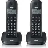 Brondi Gala Twin DECT-Telefon Anrufer-Identifikation Schwarz
