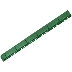 ArtPlast - Kunststofffliesenabschluss Marte grün, 60x6x1,3 cm; Weibliche Ausführung, Kollektion Marte – Drainageeffekt