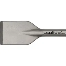 Solida Breitmeissel 80 x 500 mm Hex. 22 mm mit 6 Nuten