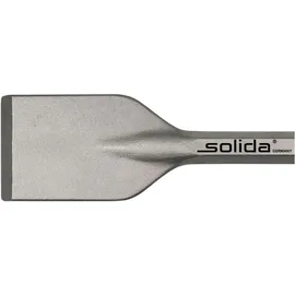 Solida Breitmeissel 80 x 500 mm Hex. 22 mm mit 6 Nuten
