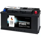 SIGA Autobatterie 12V 100AH 850A/EN - Top Qualität ersetzt 88Ah 92Ah 95Ah 100 Ah