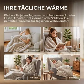 BR Bringer Bringer Heizdecke 200 x 180 cm Nordic Taupe