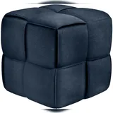 deluke Sitzhocker GIROS Cord 40 x 40 x 40 cm Dunkelblau