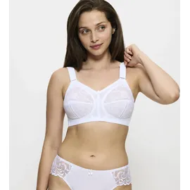 Triumph Doreen X, ohne Bügel, ohne Polsterung, Verstellbare Träger, 90B, Weiß B, 90 Damen