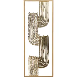 Wandobjekt THULIUM Metall 75 cm Gold