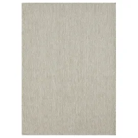 Bruno Banani Teppich BRUNO BANANI "Venezia, auch als Läufer", grau, B:240cm H:4mm L:340cm, Kunstfaser, Teppiche, Teppich, In- und Outdoor geeignet, Sisal-Optik, Wetterfest & UV-beständig