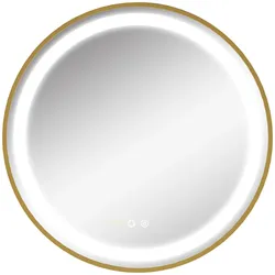kleankin Badspiegel Aluminium-Legierung, Spiegelglas