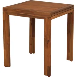 Merxx Balkonausziehtisch 65(130) x 70 x 77,5 cm Braun