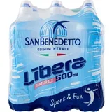 6x San Benedetto Naturale Libera Oligomineralisches Natürliches Wasser PET 500ml