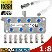 TronicXL IEC Breitband Kabel Verteiler 8-fach TV Splitter DVB-T