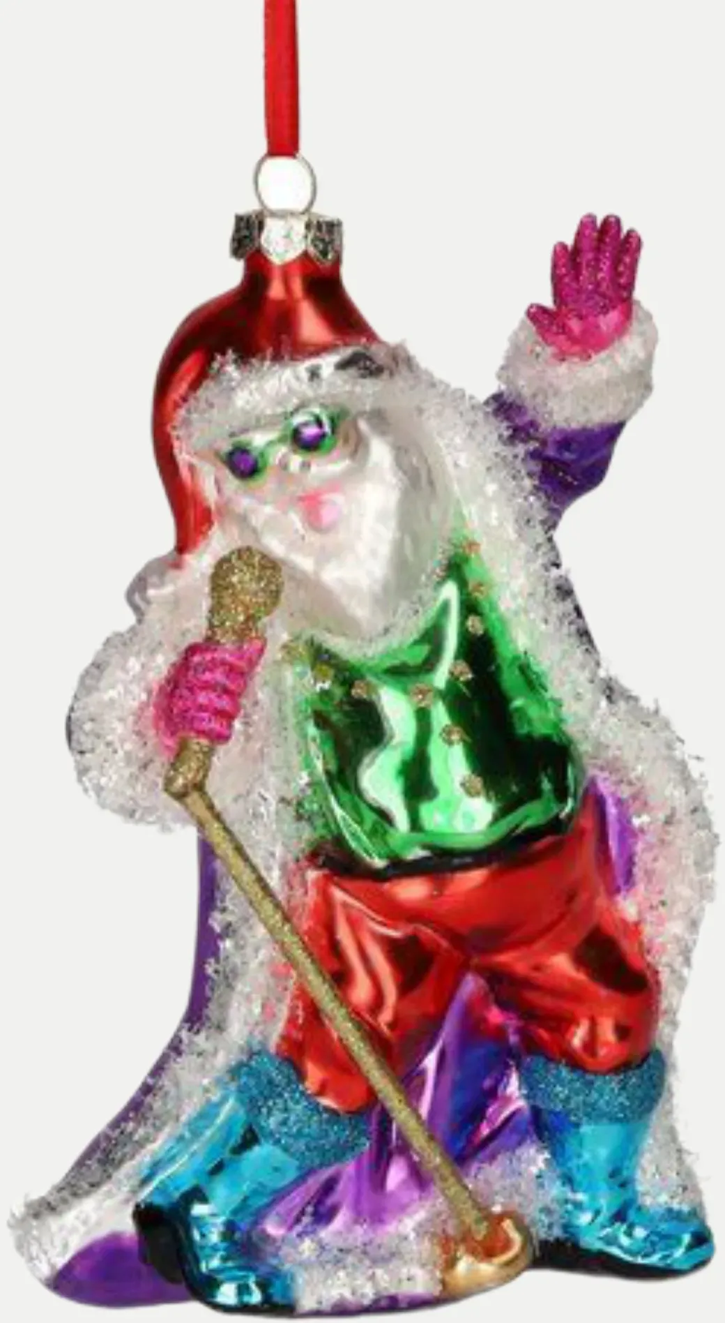 Hänger Santa Sänger Mehrfarbig