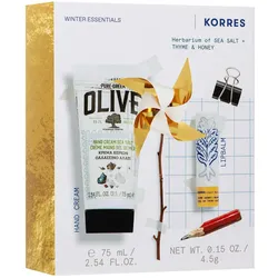 KORRES Winter Essentials Hand- und Lippen Pflegeset