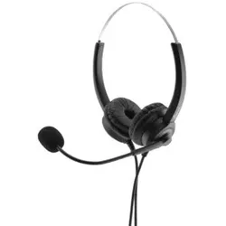 Headset Stereo schwarz/silber MEDIA RANGE MROS304