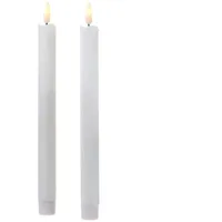 MARELIDA LED Stabkerzen 25 cm 2 St. weiß